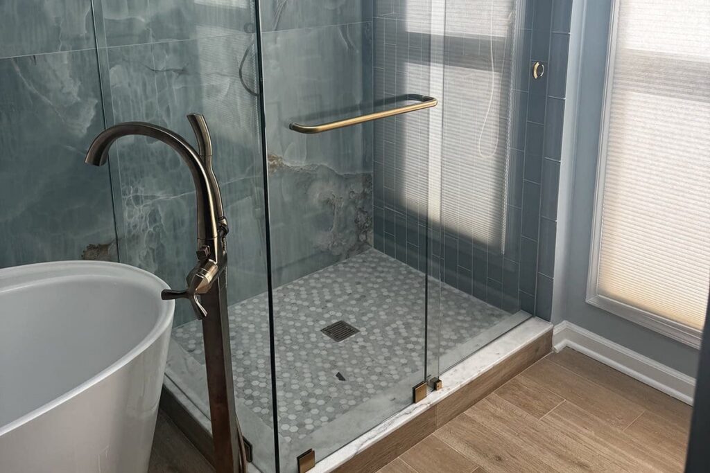 frameless glass shower doors